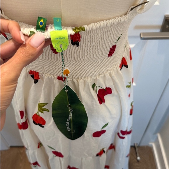 FARM Rio Fruits Long Dress Size S - Picture 7 of 8